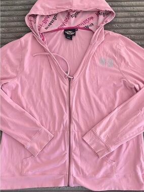 Harley-Davidson pink biker chic hoodie